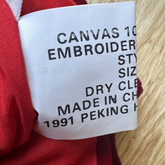 VTG 1991 100% Wool Needlepoint Embroidered Angel Cherub Stocking Christmas Décor - Picture 9 of 10